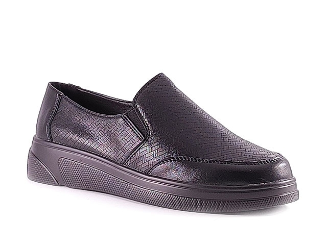 Дамски обувки естествена кожа 2321-1 Черни