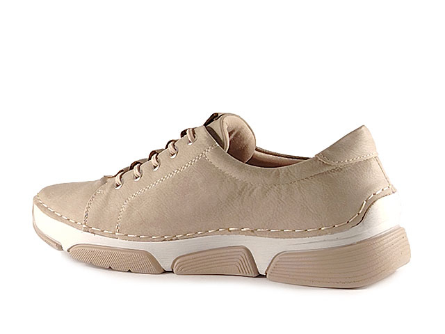 Дамски обувки от еко кожа 18086-2 Бежови