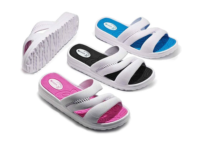 Дамски чехли 628-Черни, Сини, Розови