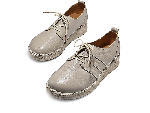 Дамски обувки естествена кожа 18136-3 Бежови