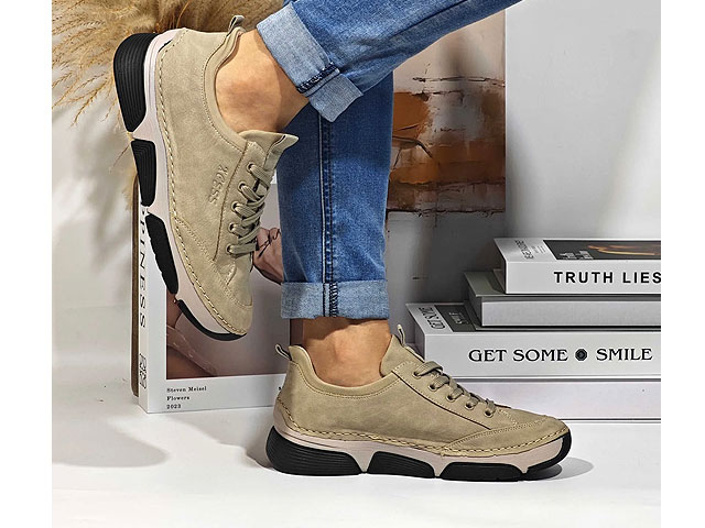 Дамски обувки от еко кожа 18046-2 Бежови