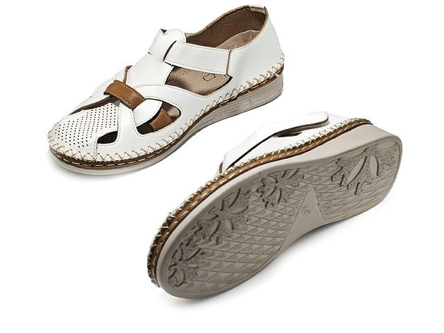 Дамски сандали 1135-2 Бели