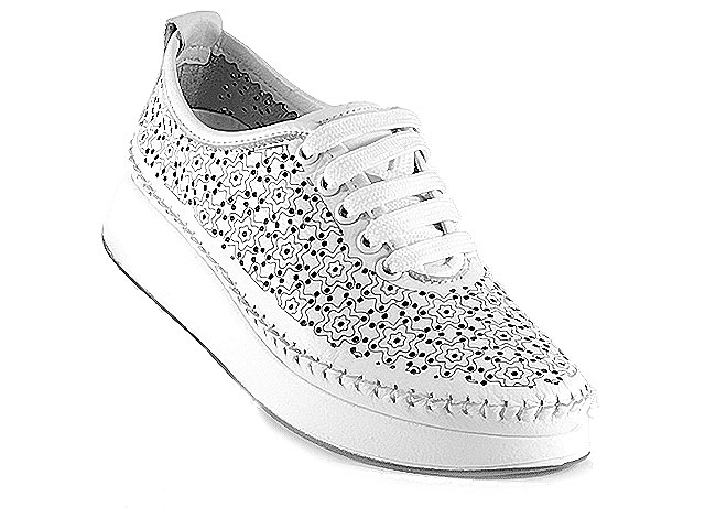 Дамски обувки естествена кожа TR 1053-2 Бели