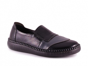 Дамски обувки естествена кожа 043107-1 Черни