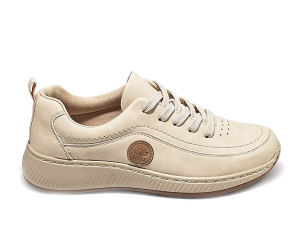 Дамски обувки от еко кожа 18115-3 Бежови