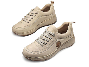 Дамски обувки от еко кожа 18115-3 Бежови