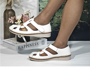 Дамски сандали 1135-2 Бели