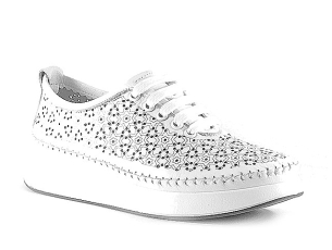 Дамски обувки естествена кожа TR 1053-2 Бели