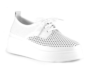 Дамски обувки естествена кожа TR 1054-2 Бели